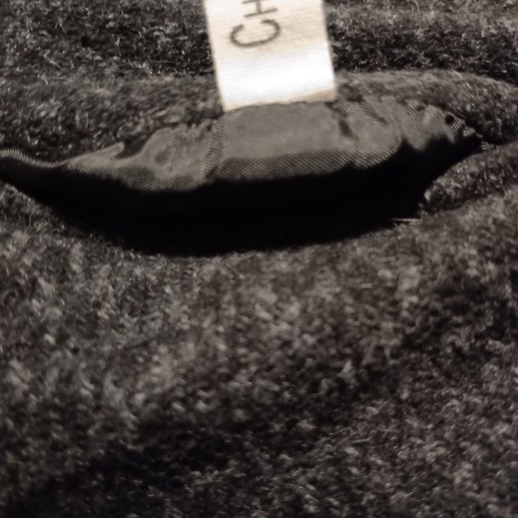 Chouyatou Women's Casual Plaid A-Line Wool Pleated Short Skirt Charcoal - Picture 6 of 8